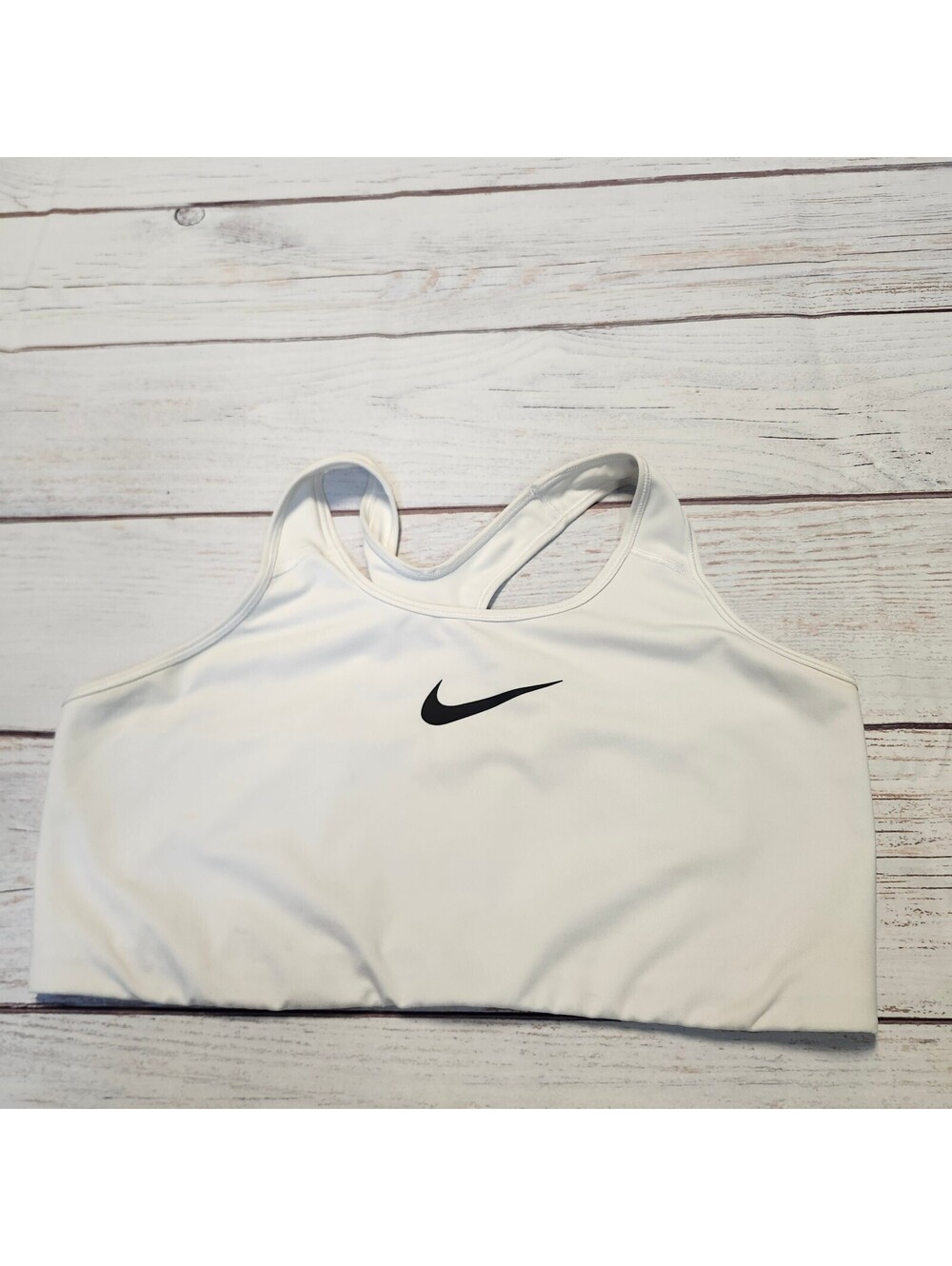 Nike Dri-FIT White Sports Bra Size 3X